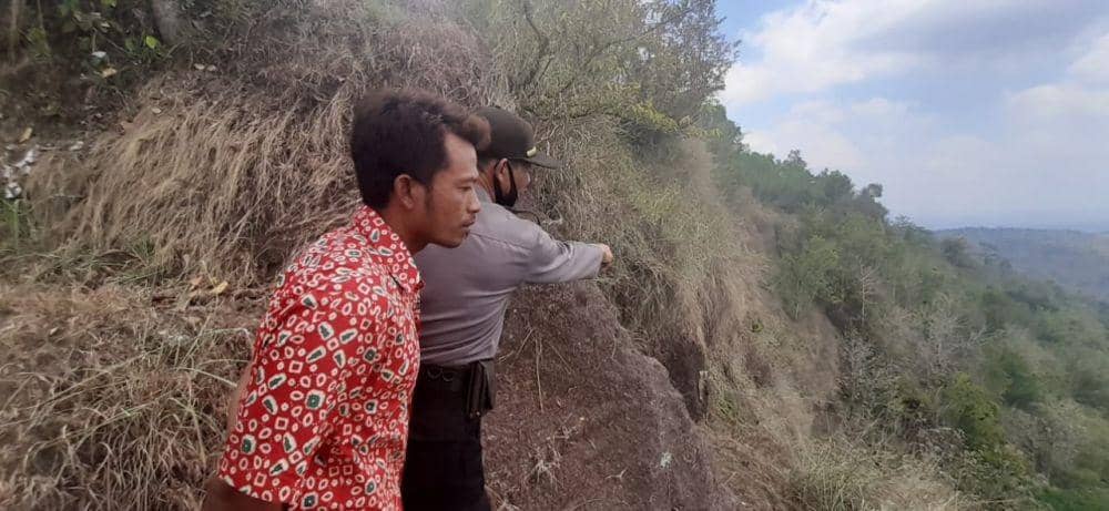 Lokasi jurang tempat jatuhnya korban. (Dok. Istimewa)