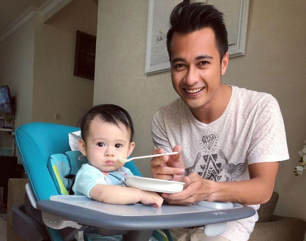 Papa Muda Idaman, 10 Momen Kebersamaan Eza Gionino dengan Sang Anak