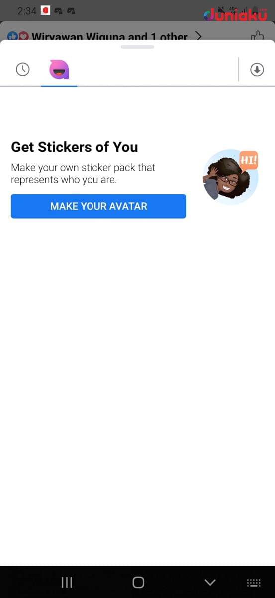 Kreasi avatar Facebook. duniaku.com/Adhitya Daniel