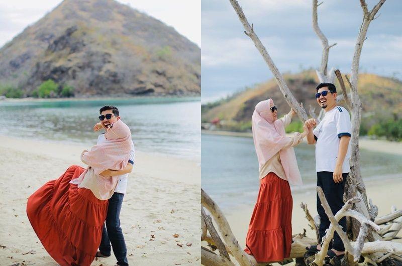 10 Potret Liburan April Jasmine dan Ustaz Solmed, Bak Masih Pacaran!