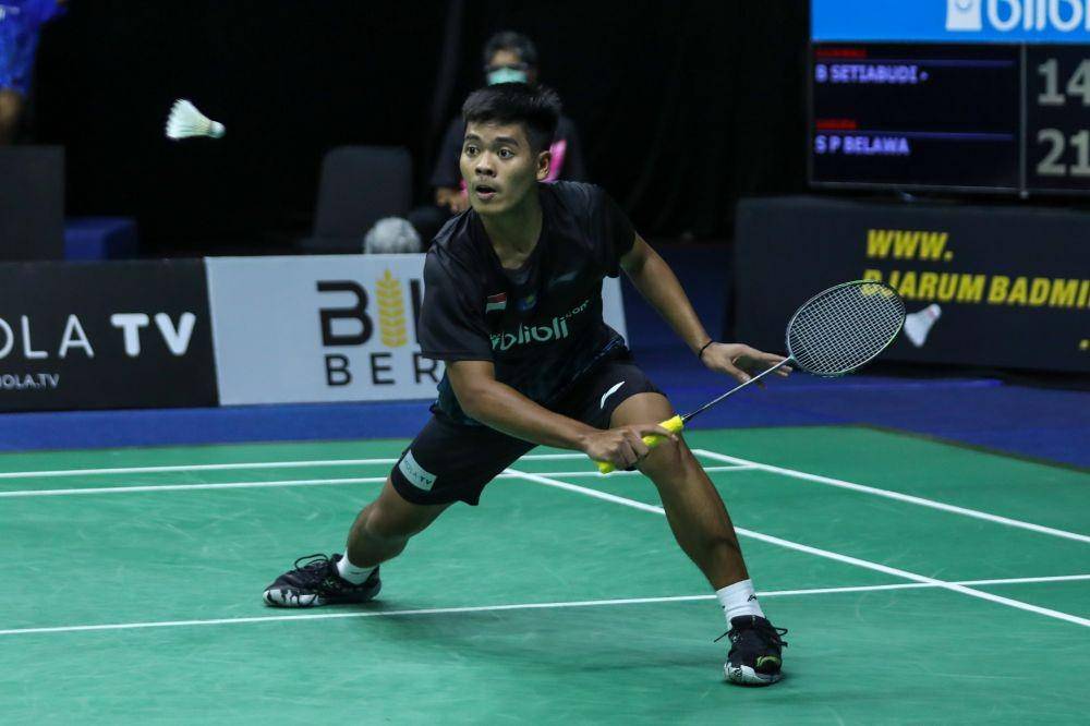 Syabda Perkasa Belawa dalam simulasi Piala Thomas PBSI (Dok.IDN Times/PBSI)