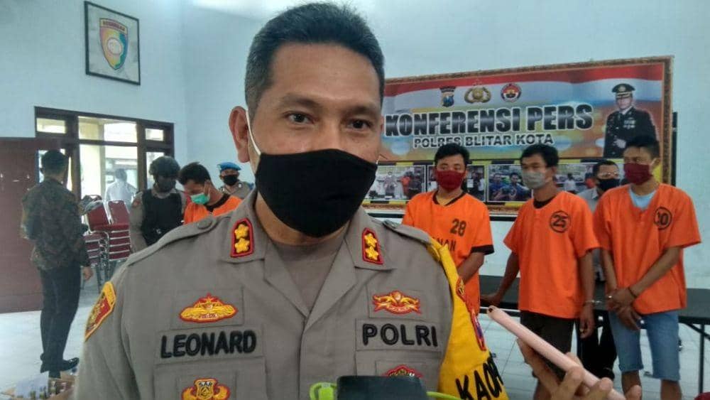 Kapolres Blitar Kota, AKBP Leonard M Sinambela , IDN Times/ istimewa