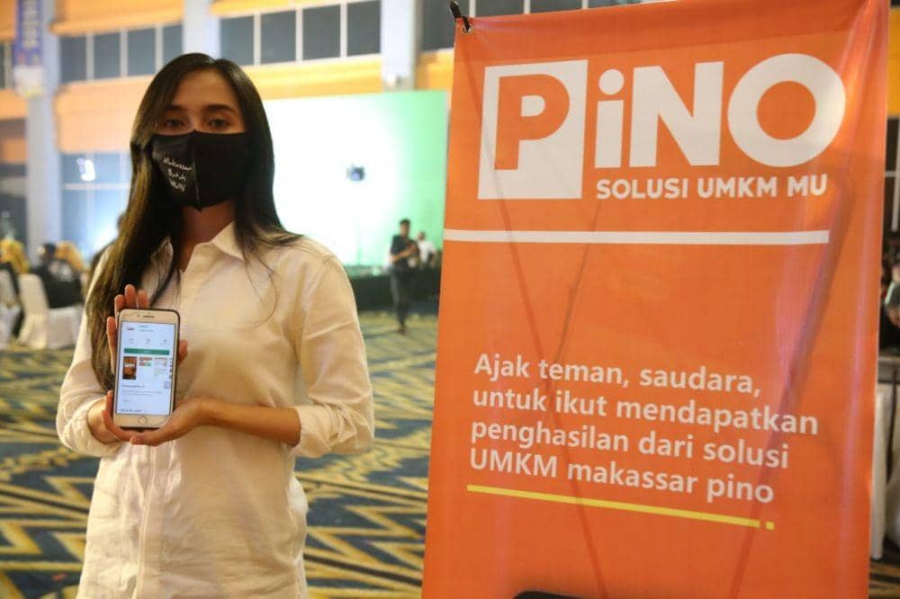 Aplikasi Pino yang diluncurkan Bapaslon Wali Kota Makassar Irman Yasin Limpo-Andi Zunnun Armin di CCC, Rabu (2/9/2020). IDN Times/Istimewa