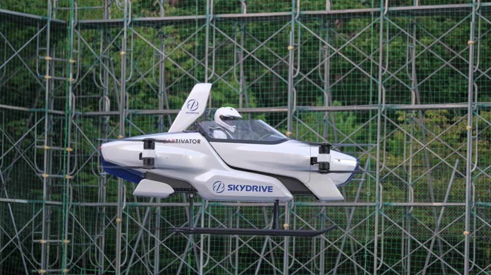 Jepang Sukses Uji Coba Mobil Terbang Berawak Pertama di Asia
