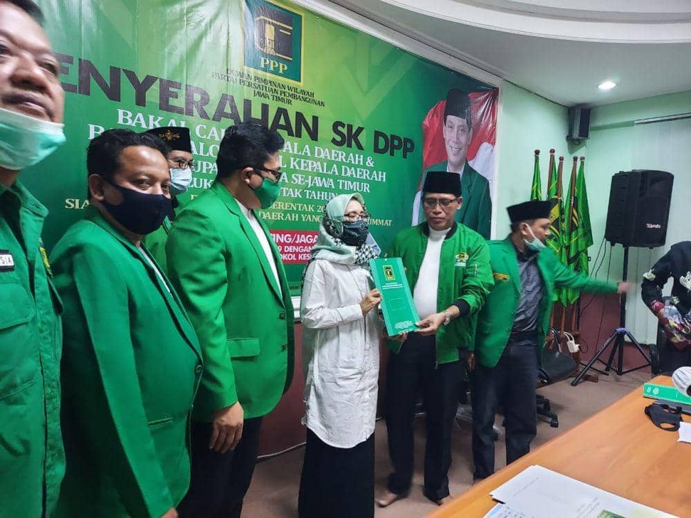 PPP menyerahkan rekomendasi ke pasangan Hanindhito Himawan Pramana dan Dewi Maria Ulfa , IDN Times/ istimewa