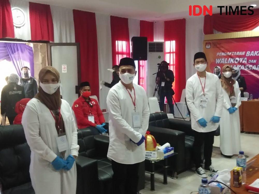[BREAKING] Serba Putih, Pasangan DILAN Daftar ke KPU makassar