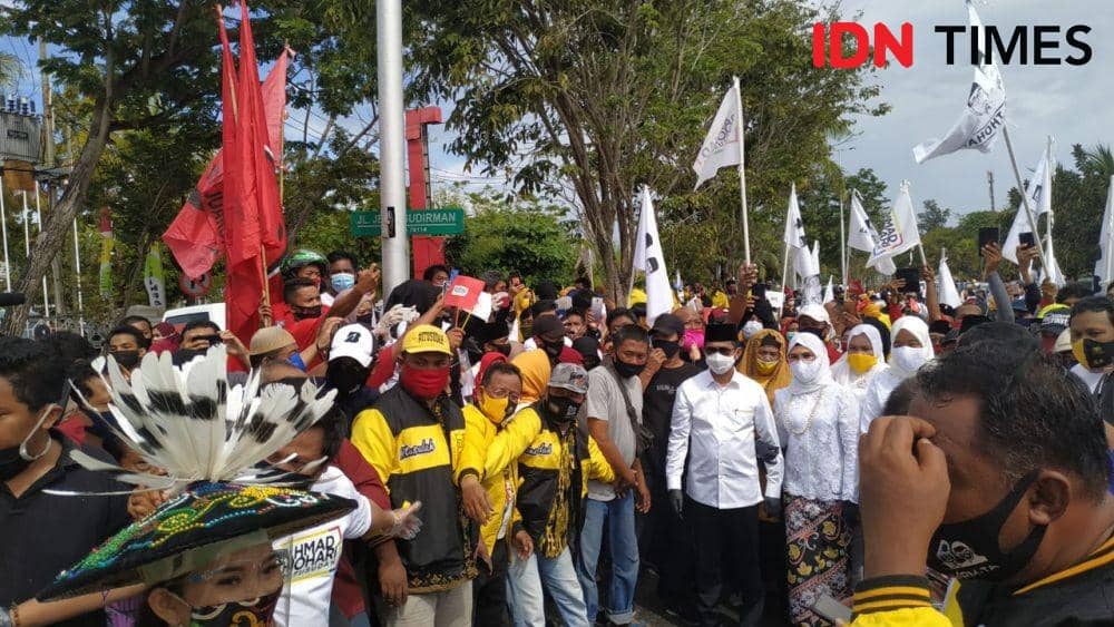 Rahmad-Thohari Resmi Daftar Pilkada, Antar Berkas ke KPU Balikpapan