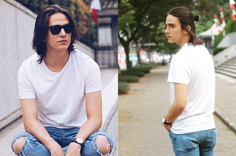 10 Potret Macho Christ Laurent dengan Rambut Gondrong, Bikin Melting!
