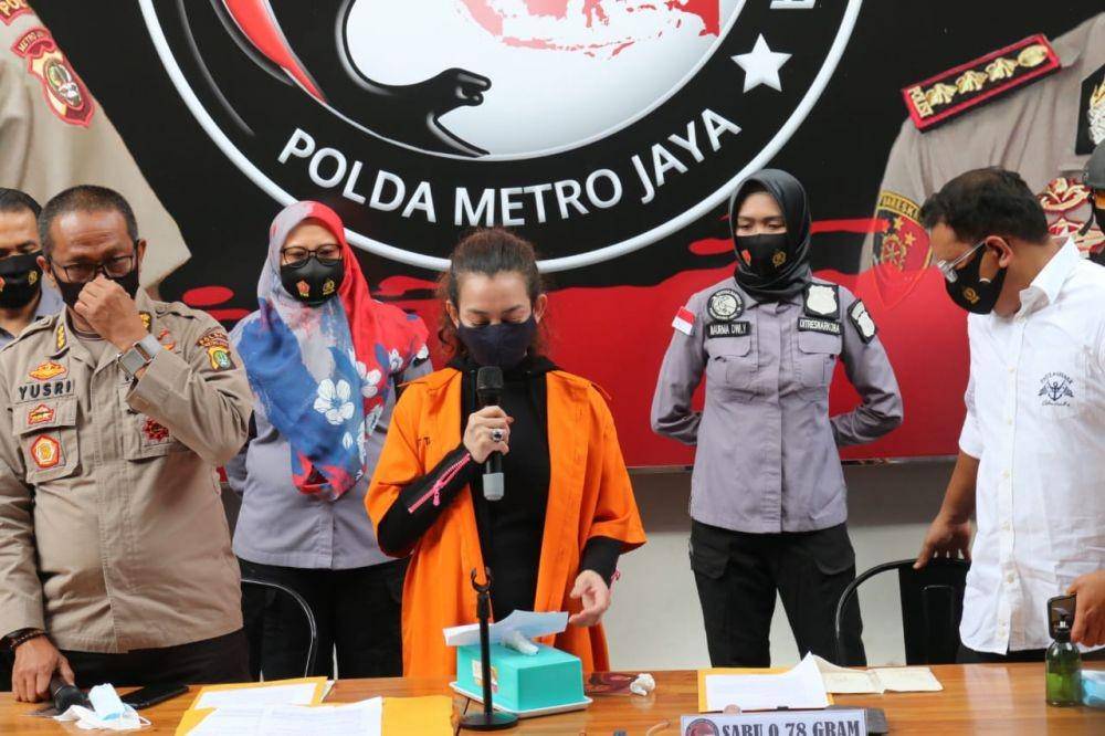 (Penyanyi Reza Artamevia ditangkap atas dugaan penyalahgunaan narkotika jenis sabu) Dok. Polda Metro Jaya