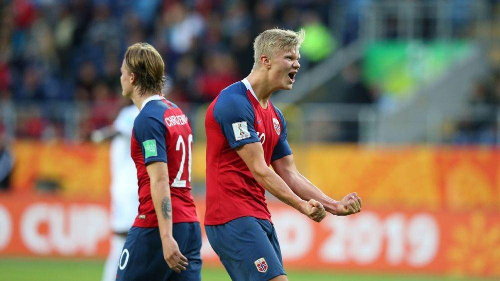 Pemain Timnas Norwegia, Erling Haaland. (espn.com)