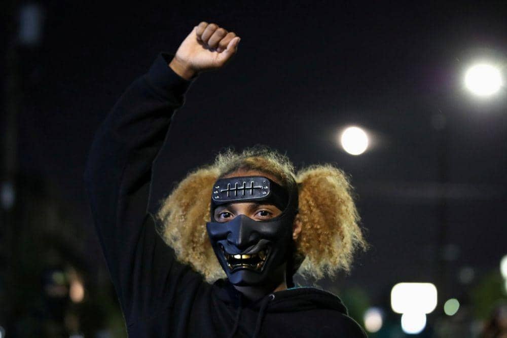 Ilustrasi Masker. ANTARA FOTO/REUTERS/Caitlin Ochs