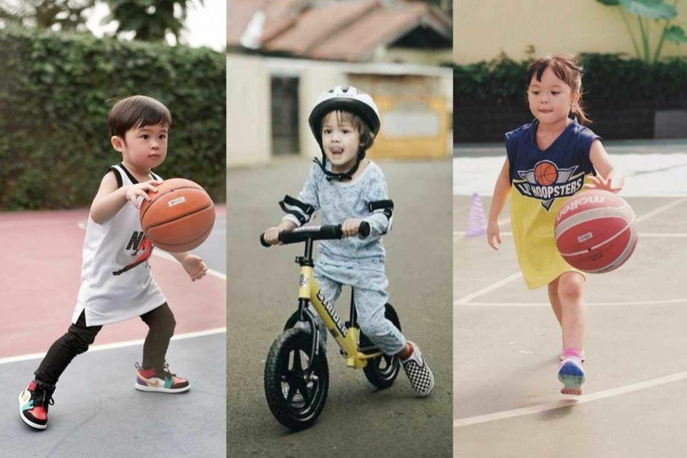 11 Potret Menggemaskan Anak Artis saat Olahraga, Bikin Semangat deh!
