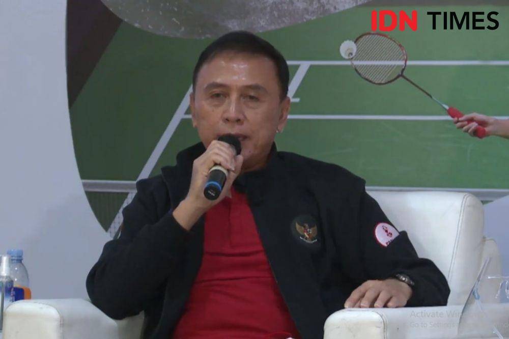 Tangkap Layar - Ketua Umum PSSI, Muchamad Iriawan dan Menpora Zainudin Amali di Haornas 2020 (IDN Times/Ilyas Mujib)