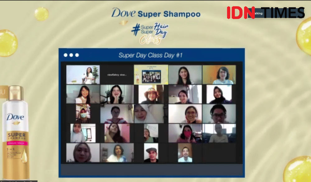 Dove Shampoo Super Class Launch: Ubah Stuck jadi Super Kreatif!. 9 September 2020. IDN Times/M. Tarmizi. Murdianto