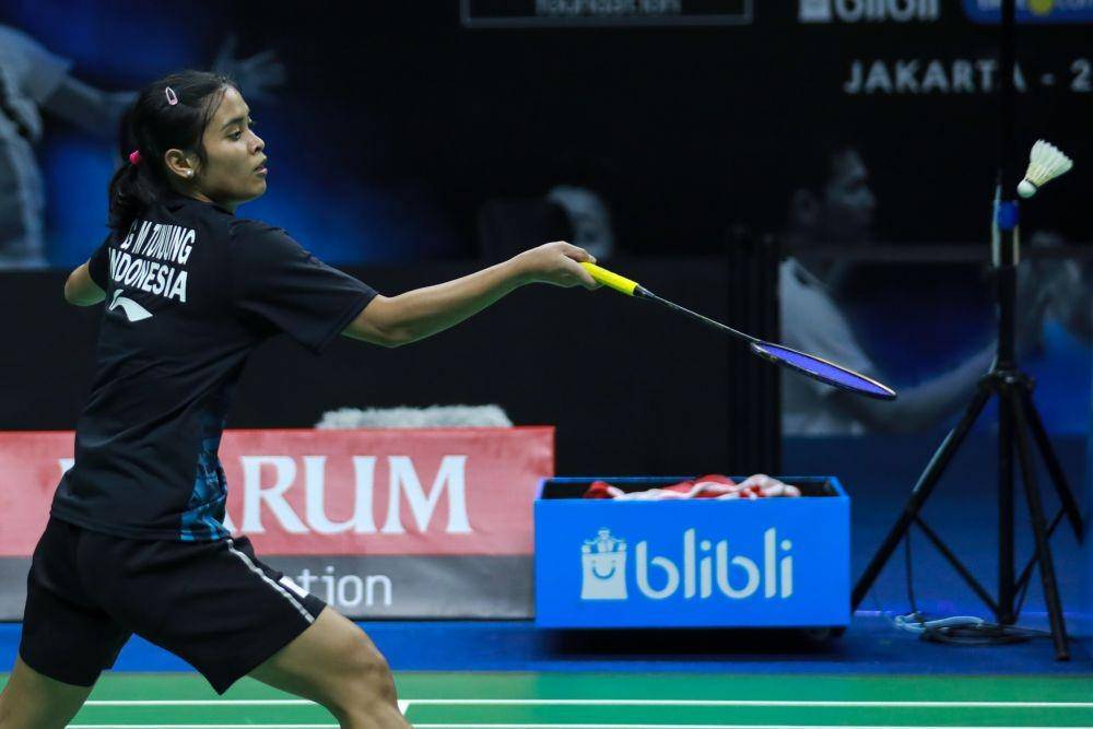 Gregoria Mariska Tunjung dalam Simulasi Piala Uber 2020 (Dok.IDN Times/PBSI)