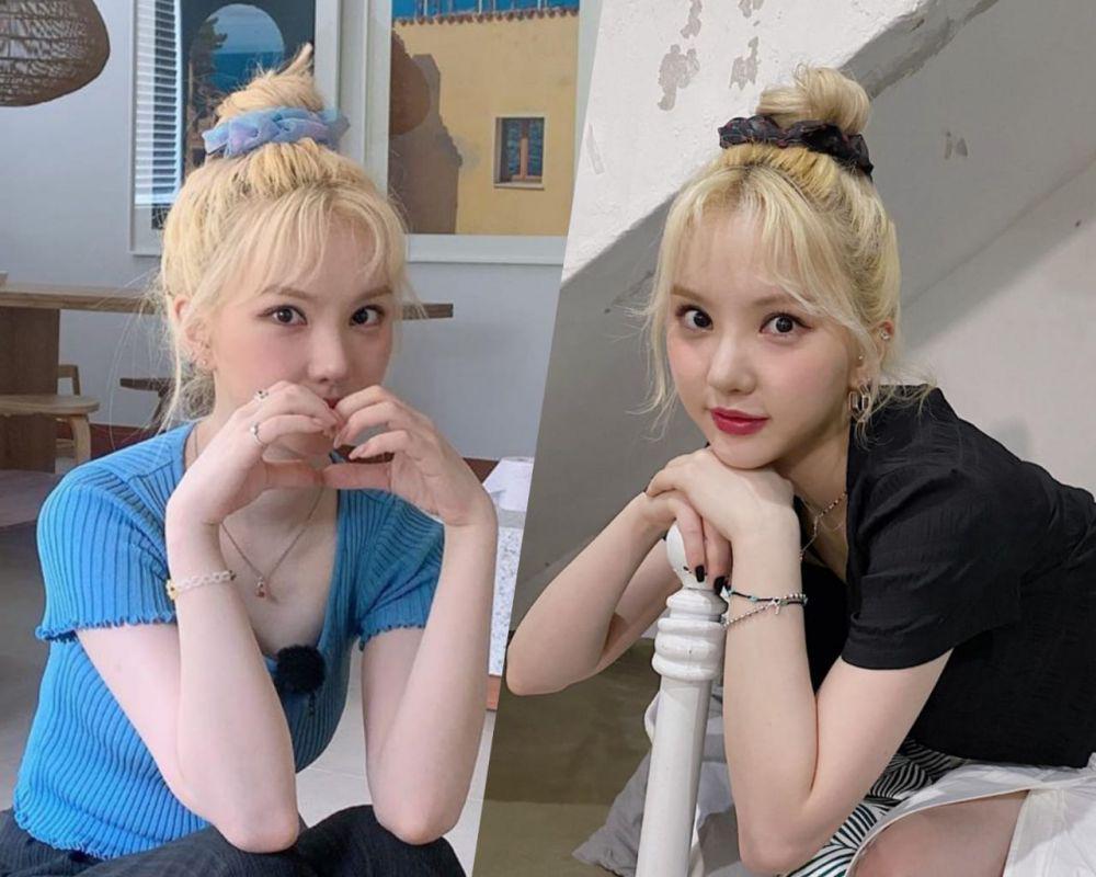 10 Pesona Eunha GFriend dengan Rambut Cepol, Tampilannya Bikin Gemas!