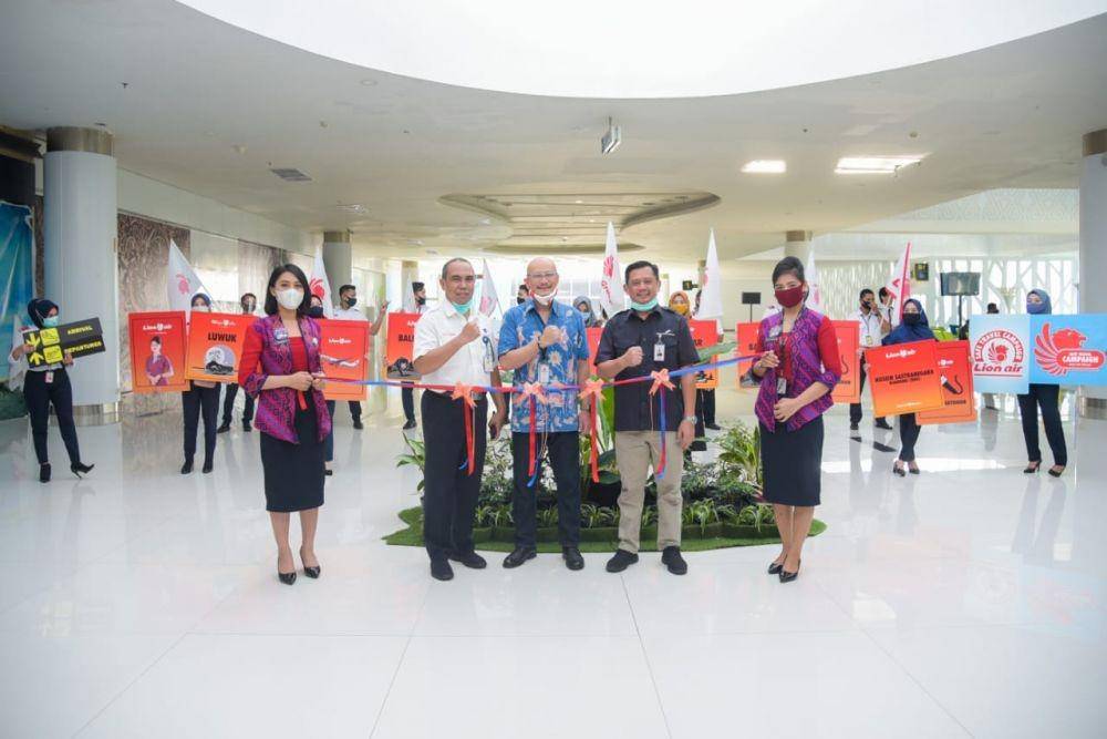 Pembukaan rute Lion Air Balikpapan-Berau di Bandara SAMS Sepinggan (Dok. Bandara SAMS Sepinggan)