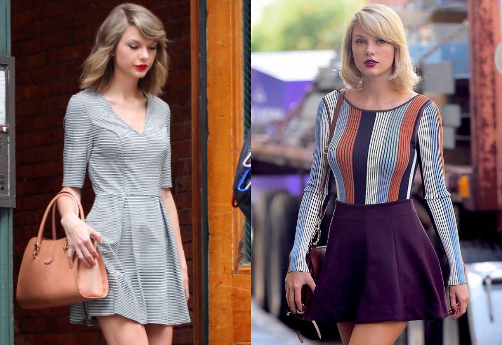 10 Inspirasi Gaya Bertema Stripes ala Taylor Swift, Anti Boring!