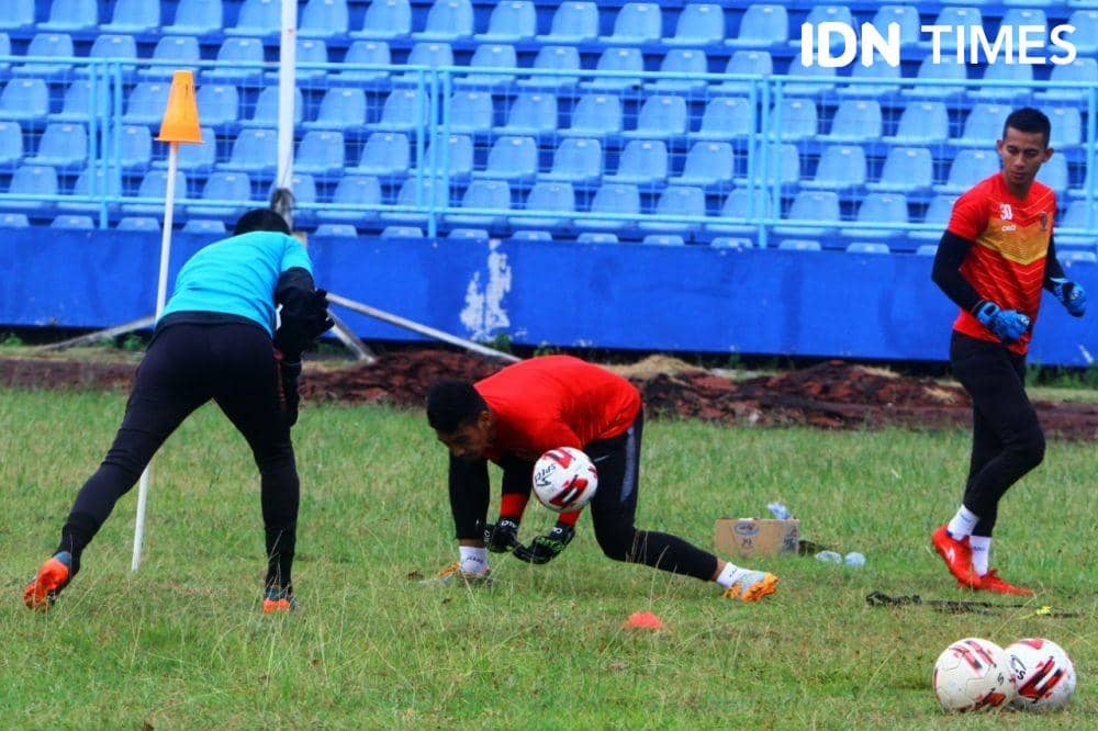 Sriwijaya FC latihan (IDN Times/Feny Maulia Agustin)