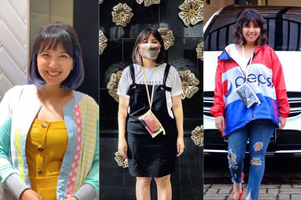 9 Potret Awet Muda Tya Ariestya dengan Poni Depan yang bak Mahasiswi!