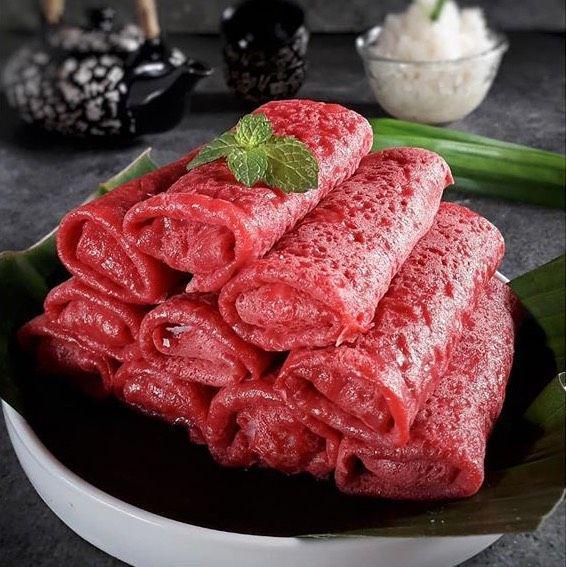 Resep Dadar Gulung Merah Putih, Pakai Kelapa Muda Lembut Luar Dalam