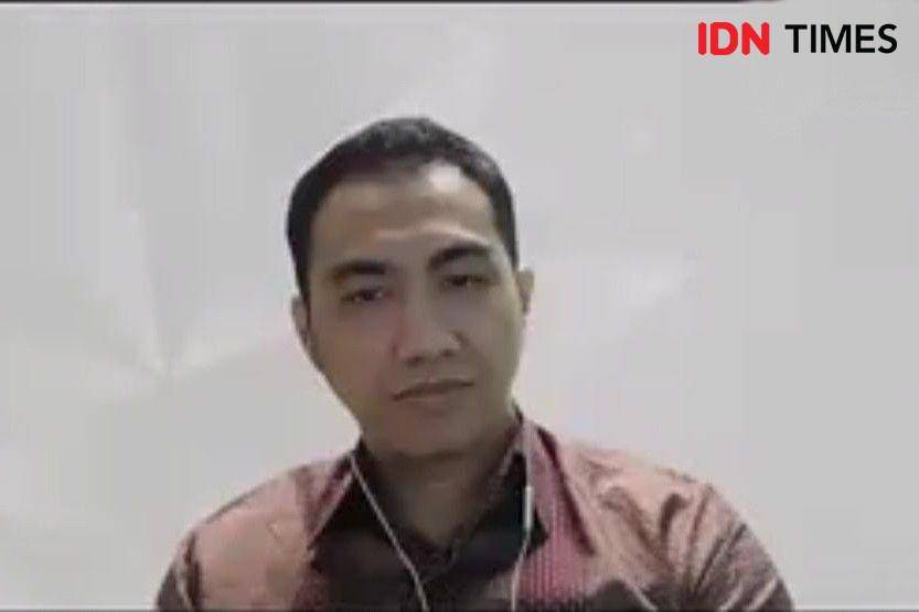 Tangkap Layar - Michel Hamilton, Head, Strategy, Transformation & Digital Office Maybank Indonesia (IDN Times/Indiana Malia)