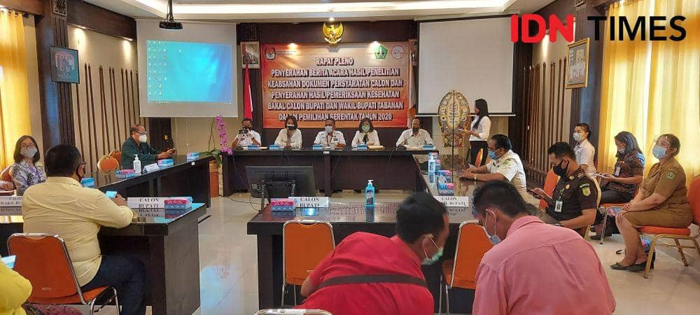 KPU Tabanan Tetapkan Berkas Paslon Telah Memenuhi Syarat