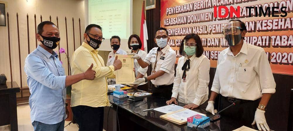 Rapat Pleno di KPU Tabanan, Senin (14/09/2020) (IDN Times/Wira Sanjiwani)