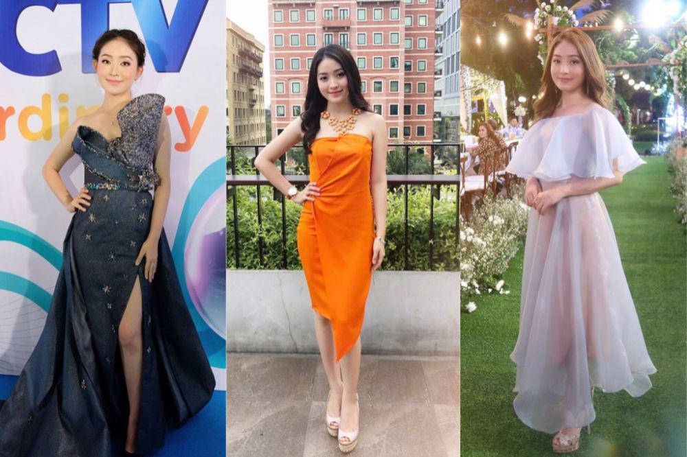 9 Potret Anggun  Natasha Wilona dengan Dress, Manisnya Bikin Oleng!