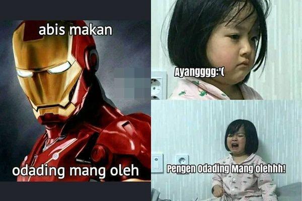 10 Meme Lucu 'Odading Mang Sholeh', Asli Bikin Gak Kuat Menahan Ketawa