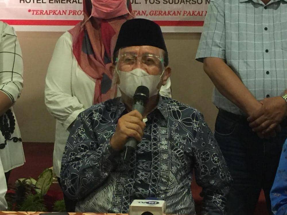 Suasana saat Konprensi pers yang dilakukan KITA Sumut, dalam merajut kebhinekaan mengokohkan persatuan dan kesatuan (IDN Times/Indah Permata Sari)