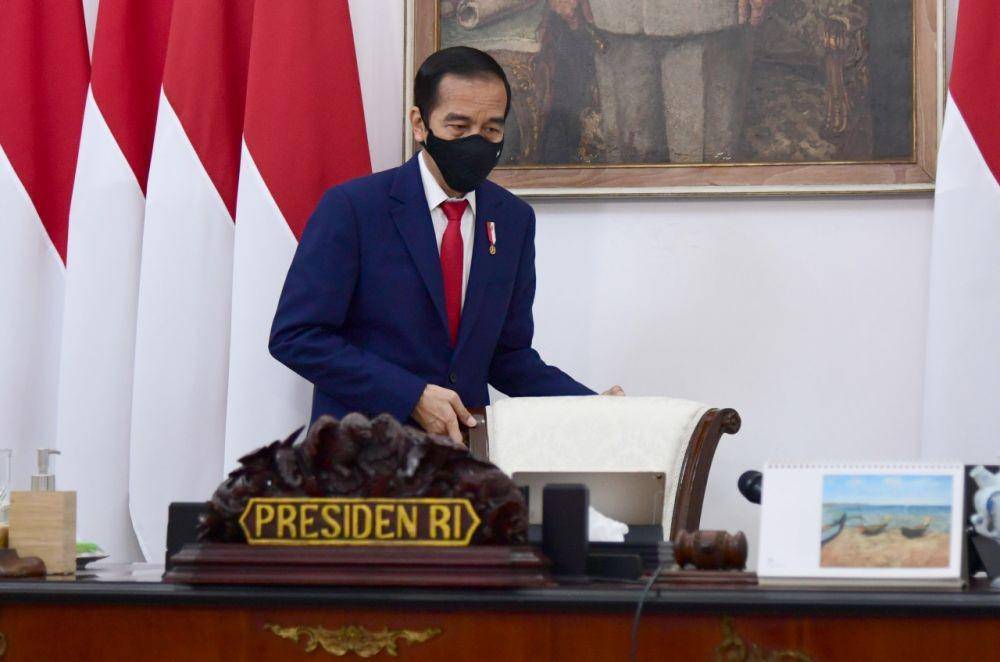 Jokowi memberi arahan dalam rapat terbatas pada Senin (14/9/2020) (Dok. Biro Pers Kepresidenan)