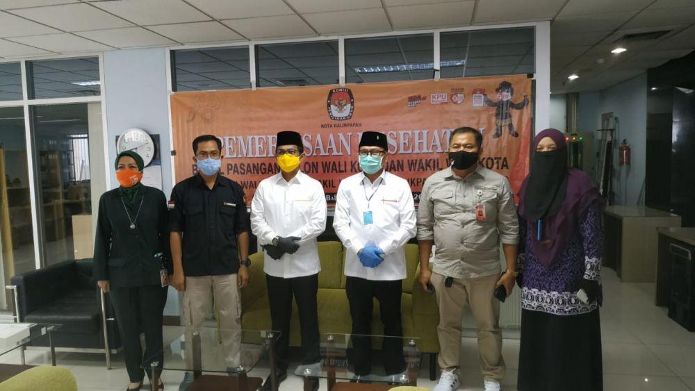 Bakal Paslon Pilkada Balikpapan, Rahmad-Thohari Jalani Tes Psikologi