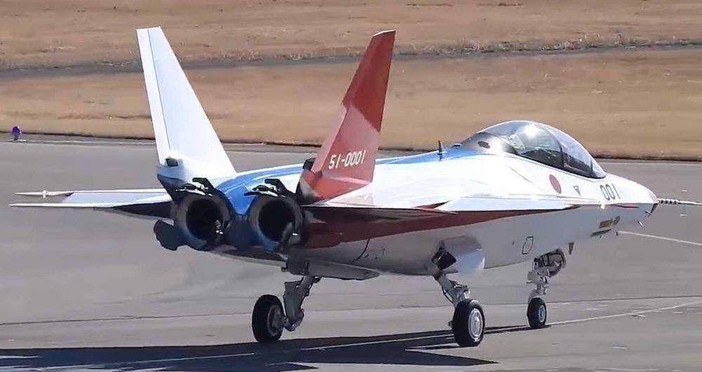 Jet tempur X-2 Jepang yang memiliki kemampuan siluman, menyusul teknologi AS dan Rusia (twitter.com/Joseph Dempsey)