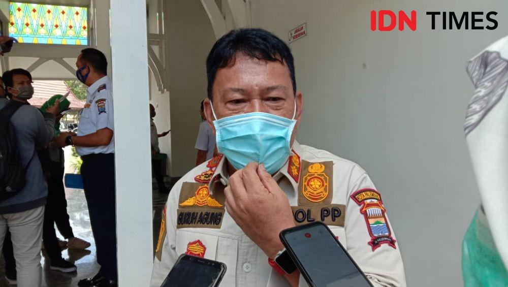 Satpol PP Palembang Kerahkan 250 Anggota Merazia Masker di Jalan