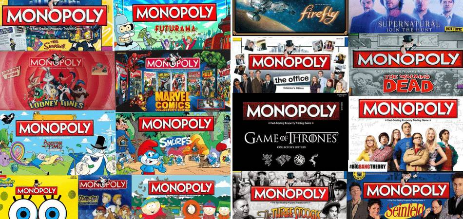 Wajah-wajah Monopoli keluaran Hasbro. gamecows.com