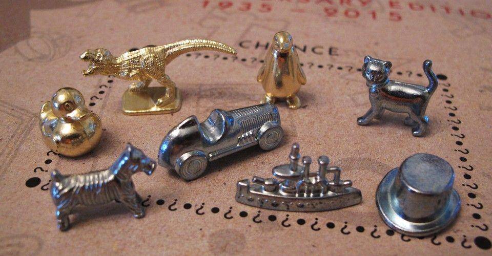 Token standar pada Monopoli. theatlantic.com