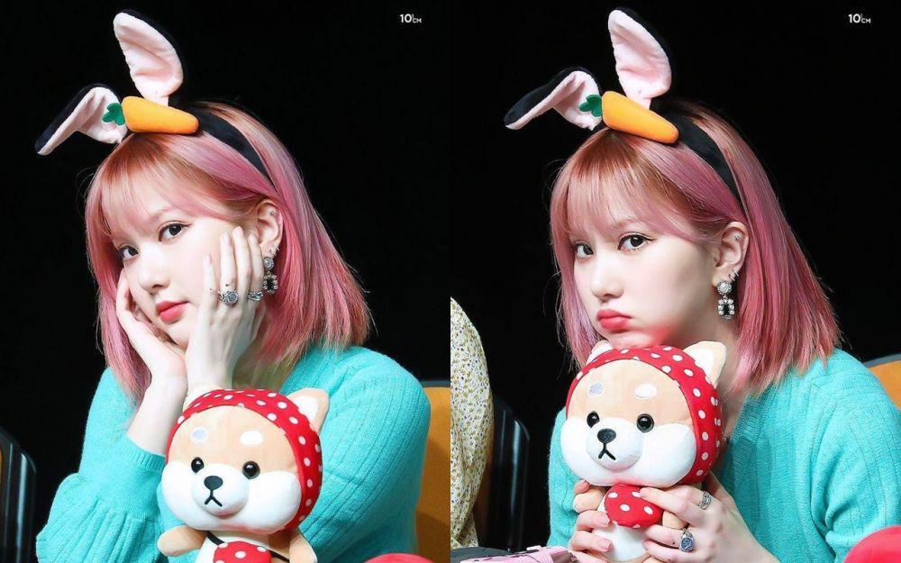 10 Potret Manis Eunha GFriend Pakai Headwear, Bikin Buddy Gemas!