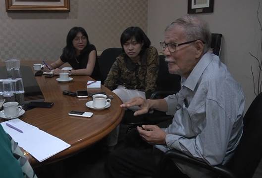 Wartawan senior Alwi Shahab (Antaranews)
