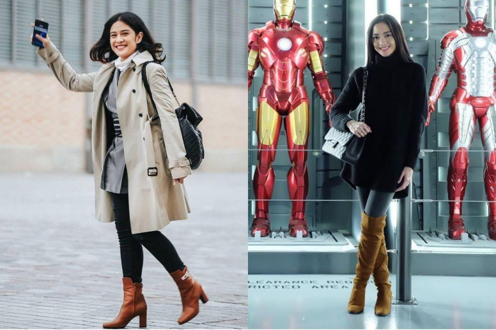 10 Adu Gaya Dian Sastro Vs Ririn Dwi Ariyanti, Elegan ala Cinta AADC