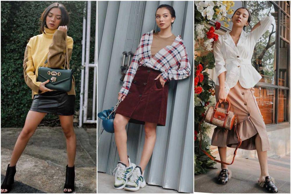 Casual hingga Elegan, 10 Inspirasi Mix and Match Skirt ala Nazla Alifa