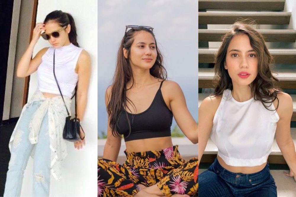 9 Potret Pevita Pearce dengan Crop Top, Pesonanya Bak Boneka Barbie!