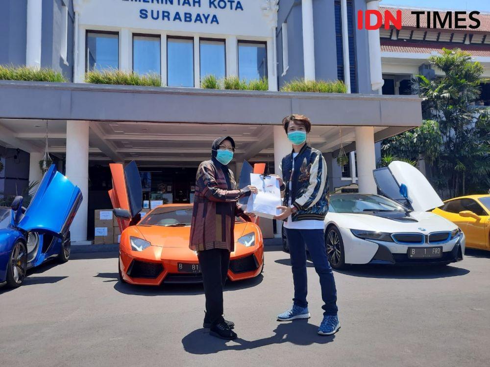 Melvin Tenggara Sumbang APD untuk Pemkot Surabaya