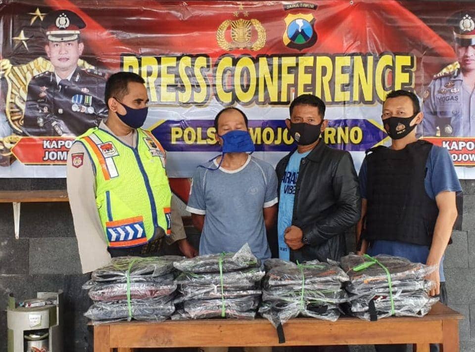 Tipu Pengusaha Tas Sekolah, Sales Asal Gresik Dibekuk di Jombang