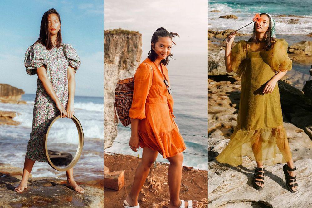 10 Inspirasi Berbagai Outfit Dress dari Influencer Sarah Azka, Goddes!