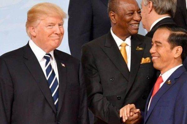 Presiden Donald Trump bertemu Jokowi di KTT G20 (Dokumentasi Setpres)
