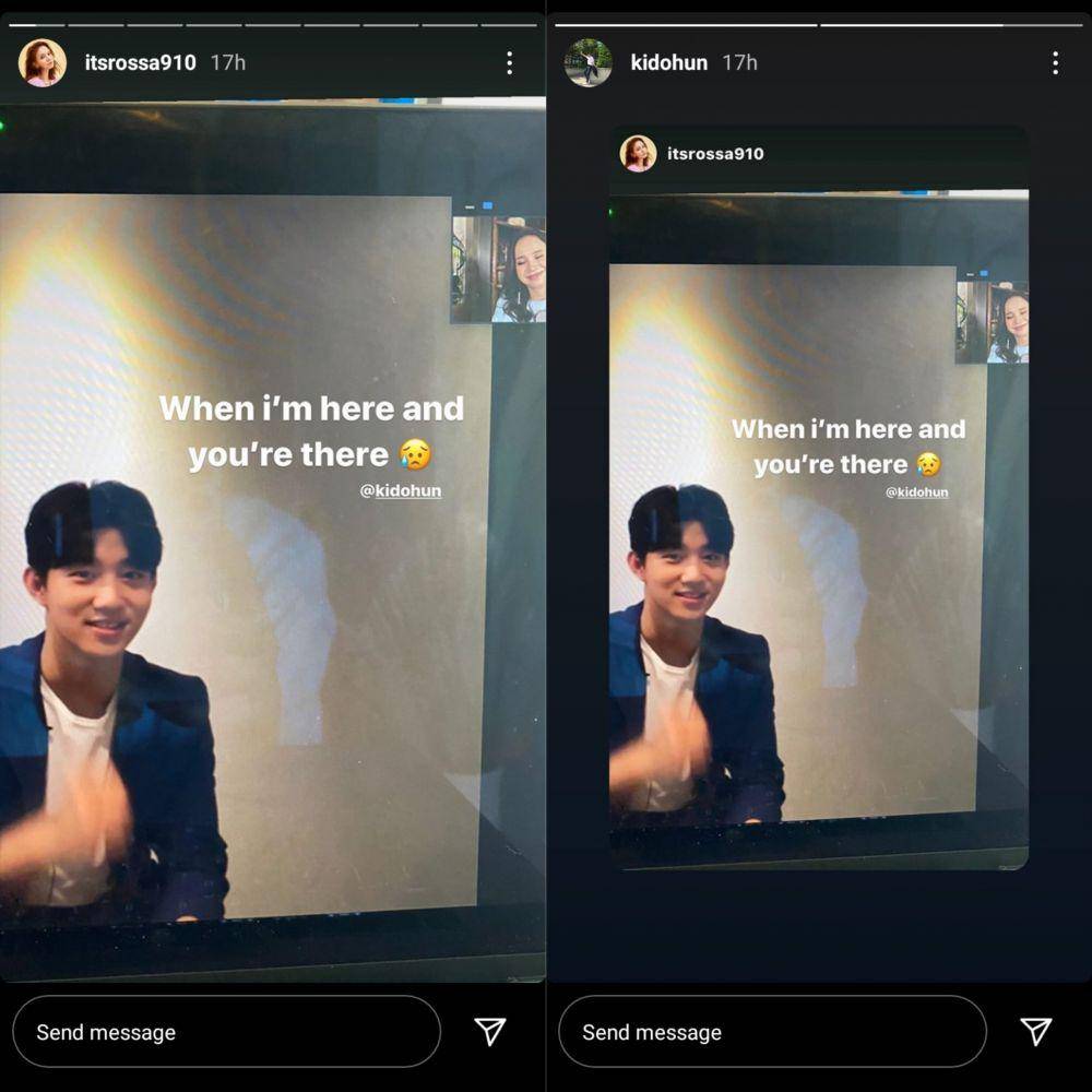 Instagram Story via (instagram.com/itsrossa910 & instagram.com/kidohun)