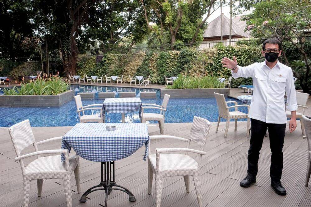 Menparekraf, Wishnutama tinjau persiapan hotel untuk isolasi pasien COVID-19 (Dok. Kemenparekraf)