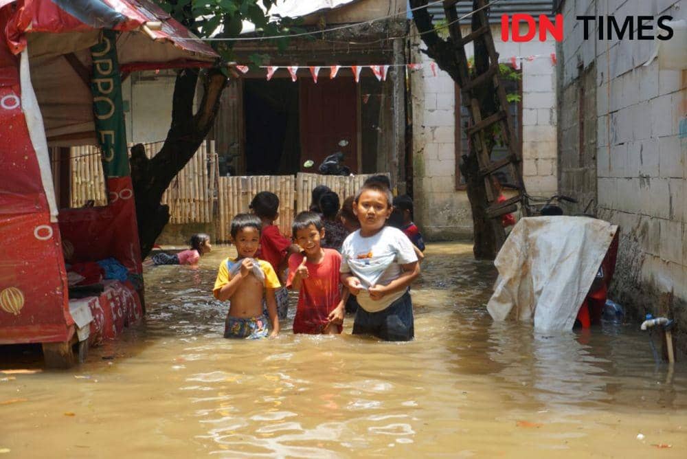56 RT dan 10 Ruas Jalan Tergenang Akibat Banjir Jakarta, Ini Daftarnya