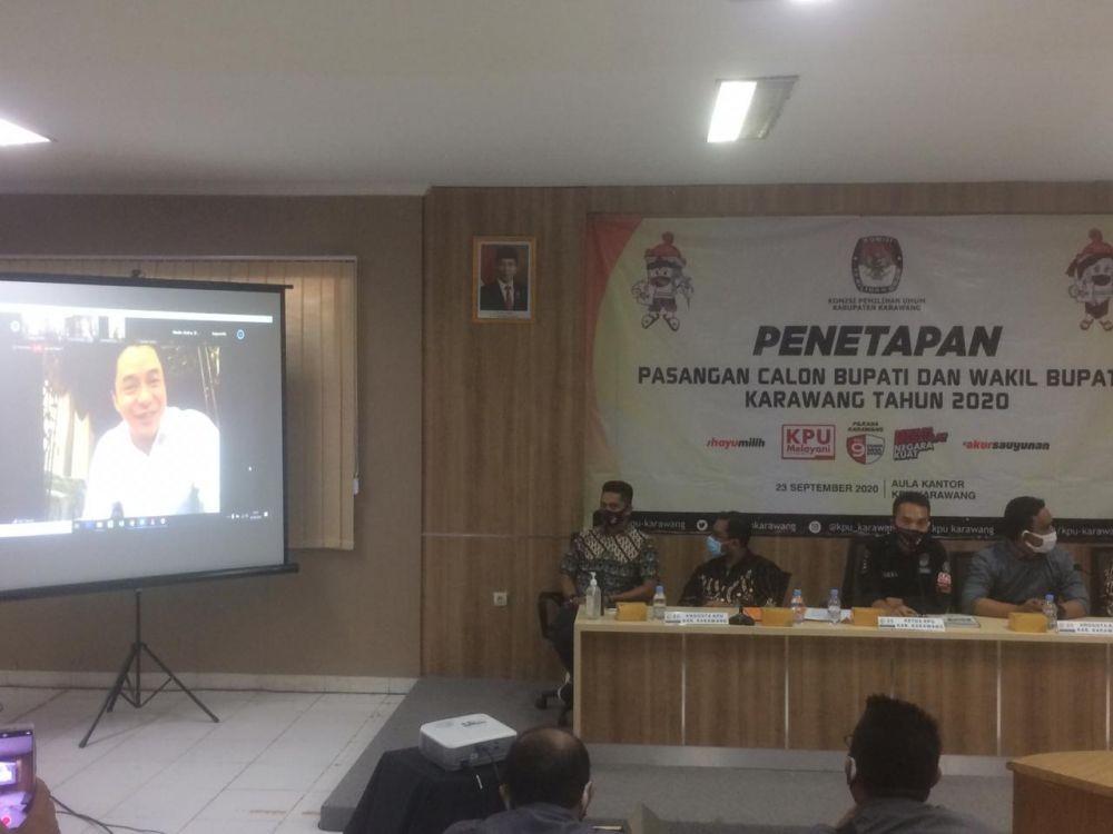 Hari Ini, KPU Undi Nomor Urut Tiga Paslon Pilkada Karawang